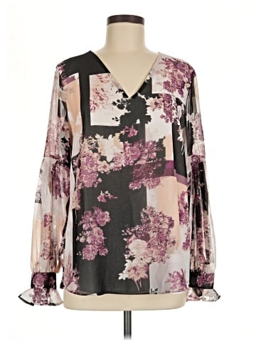 Calvin Klein Long Sleeve Blouse (view 1)