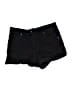Bershka Solid Black Shorts Size 6 - photo 1