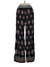Bebop 100% Rayon Paisley Black Casual Pants Size XS - photo 2