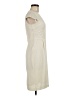 H&M Solid Ivory Cocktail Dress Size 6 - photo 4