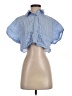 Zara Blue Short Sleeve Blouse Size S - photo 1