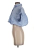 Zara Blue Short Sleeve Blouse Size S - photo 5