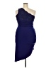 JS Boutique 100% Polyester Blue Cocktail Dress Size 18 - photo 2
