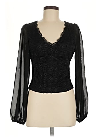 Lulus Long Sleeve Blouse (view 1)