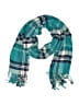 Old Navy Plaid Teal Scarf One size - photo 1