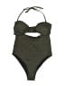 Zara Tweed Green One Piece Swimsuit Size S - photo 1