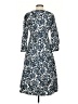 'S Max Mara Paisley Blue Casual Dress Size 4 - photo 2