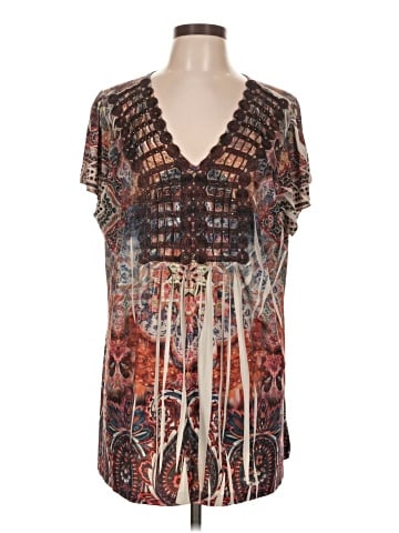 Apt. 9 Short Sleeve Blouse (view 1)