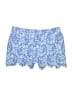 Ann Taylor LOFT 100% Cotton Print Blue Shorts Size 2 - photo 1