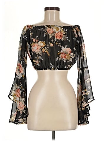 Mind Code 3/4 Sleeve Blouse (view 1)