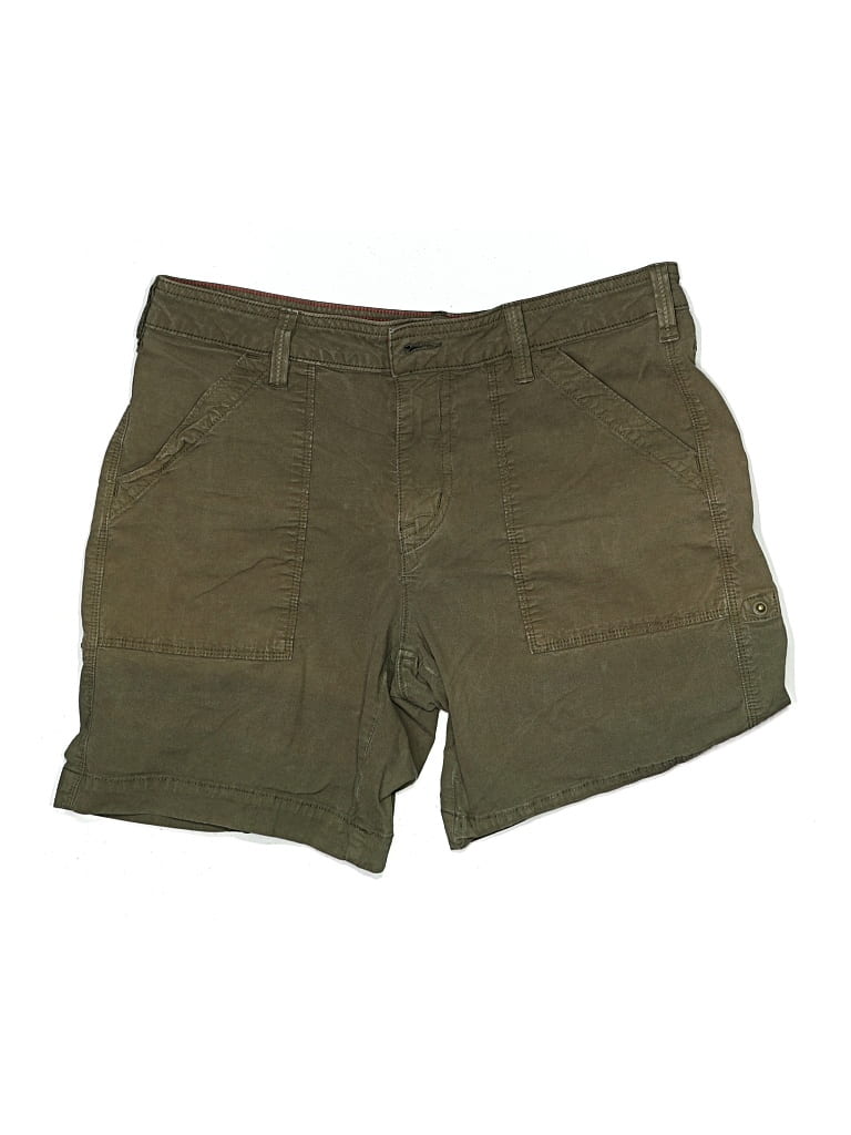 Pre-owned American Giant Khaki Shorts In Green