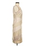Jax Chevron-herringbone Tan Cocktail Dress Size 8 - photo 4
