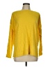 Vince. 100% Cotton Yellow Pullover Sweater Size L - photo 1