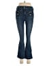 White House Black Market Hearts Blue Jeans Size 0 - photo 1