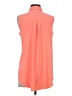 Athleta Orange Sleeveless Button-Down Shirt Size S - photo 2