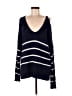 Lucky Brand Stripes Blue Pullover Sweater Size S - photo 1