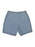 Lands' End Chevron-herringbone Blue Shorts Size 4 - photo 1