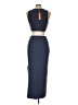 Sundry Solid Blue Cocktail Dress Size Lg (3) - photo 2