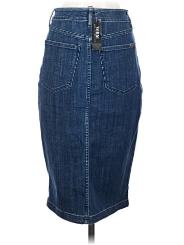 White House Black Market Denim Skirt (view 2)