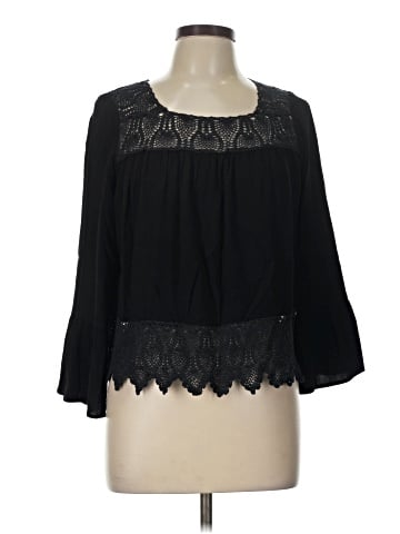 Sandro 3/4 Sleeve Blouse (view 1)