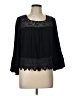 Sandro Black 3/4 Sleeve Blouse Size Lg (3) - photo 1
