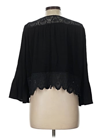 Sandro 3/4 Sleeve Blouse (view 2)