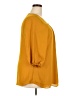 City Chic 100% Polyester Gold 3/4 Sleeve Blouse Size 18 Plus (M) - photo 4