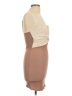 DAZY Color Block Tan Cocktail Dress Size L - photo 4