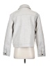 Banana Republic 100% Polyester Solid Gray Jacket Size S - photo 2