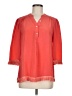Annie Griffin 100% Silk Orange 3/4 Sleeve Blouse Size M - photo 1