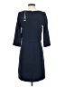 Esprit 100% Polyester Solid Blue Casual Dress Size 4 - photo 2