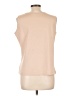 Joan Rivers Metallic Gold Sleeveless Blouse Size L - photo 2
