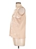 Joan Rivers Metallic Gold Sleeveless Blouse Size L - photo 5