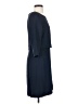 Esprit 100% Polyester Solid Blue Casual Dress Size 4 - photo 4