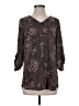 Maurices 100% Polyester Brown 3/4 Sleeve Blouse Size S - photo 1