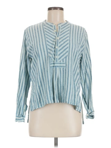 DÔEN Long Sleeve Silk Top (view 1)