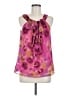 Ann Taylor LOFT 100% Polyester Pink Sleeveless Blouse Size M - photo 1