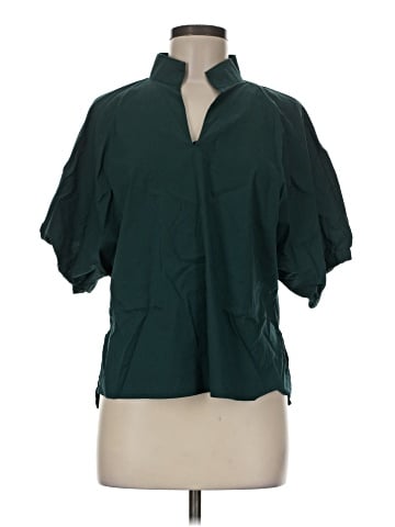 Entro 3/4 Sleeve Button-Down Shirt (view 1)