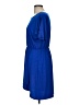 Collective Concepts Solid Blue Casual Dress Size M - photo 5