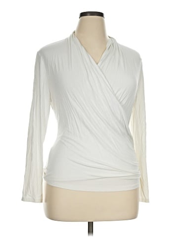 INC International Concepts Long Sleeve Blouse (view 1)