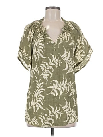 Indigo Soul Short Sleeve Blouse (view 1)