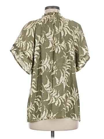 Indigo Soul Short Sleeve Blouse (view 2)