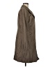 Ann Taylor 100% Polyester Brown Trenchcoat Size M - photo 4