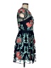 ASOS 100% Polyester Floral Teal Cocktail Dress Size 6 - photo 4