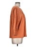 J.Crew 100% Polyester Orange 3/4 Sleeve Blouse Size L - photo 4