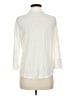 J. McLaughlin Ivory 3/4 Sleeve Button-Down Shirt Size M - photo 2