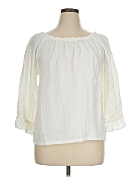 Lands' End 3/4 Sleeve Blouse