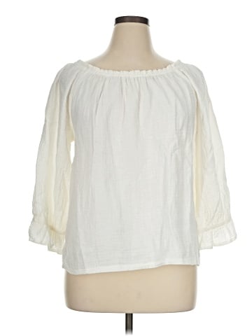 Lands' End 3/4 Sleeve Blouse (view 1)