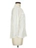 J. McLaughlin Ivory 3/4 Sleeve Button-Down Shirt Size M - photo 4