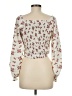 Speed Limit MPH 100% Polyester Ivory Long Sleeve Blouse Size M (estimated) - photo 2